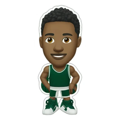Antetokounbo in bucks sticker