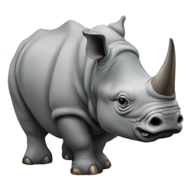 a thick book about rhino sticker