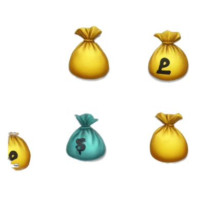 Slot machine money bags  sticker