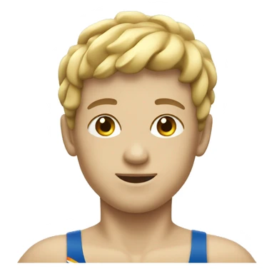 summer olympics boy swimming pool sticker