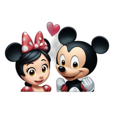 Mickey y minnie sticker