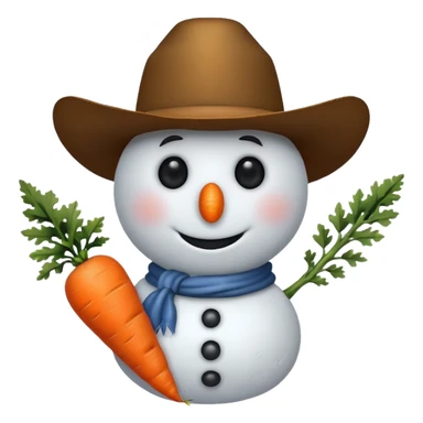 western snowman  sticker