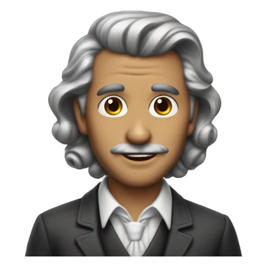 A man wearing a 1950s dress, very male face, long 1950s hair sticker