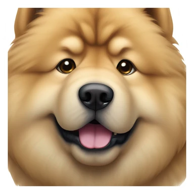 Chow Chow dog crying tears sticker
