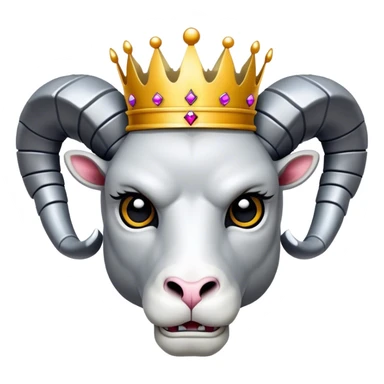 A terminator style Ram head in the  w/ a crown sticker