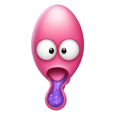 reproductive cell with a head and a tail sticker