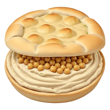 mashed cheakpeas pita sticker
