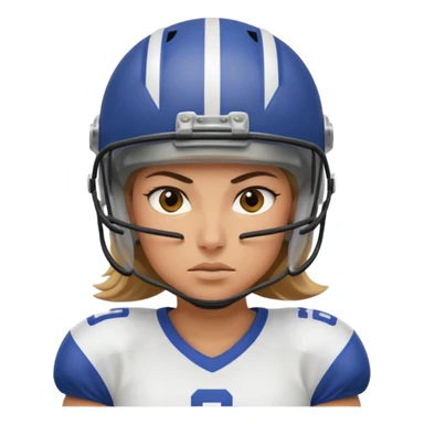 Football Players, Female player sticker