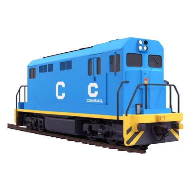 Conrail electric boxy locomotive sticker