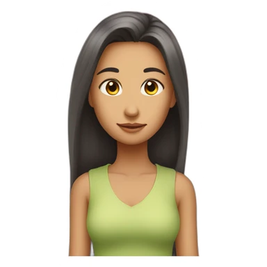 The point of view of someone who is way taller than the girl they're looking down on sticker