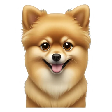 A Pomeranian in a suitКак  sticker
