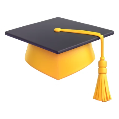yellow graduation cap sticker