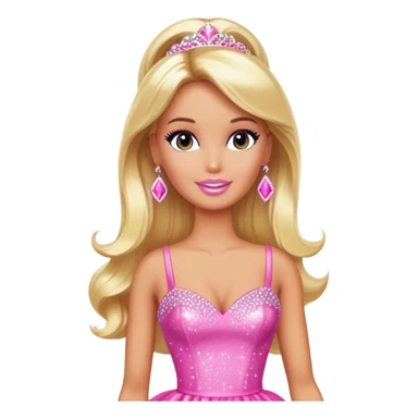 popstar barbie sticker