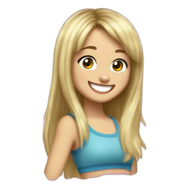 happy hannah montana sticker