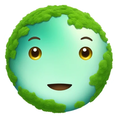 ecological planet sticker