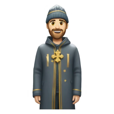 saint petersburg in snow sticker