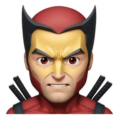Wolverine from Deadpool & Wolverine movie sticker