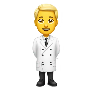 serveur avec plateau sticker