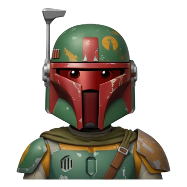 Evil boba fett sticker