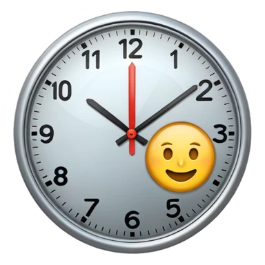 Clock it emoji  sticker