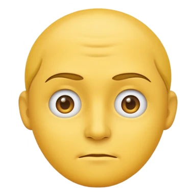 side eye emoji, classic yellow face, subtle expression, simple style sticker