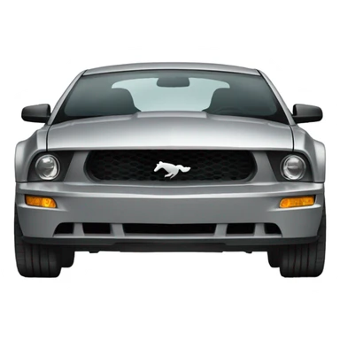 Grey mustang 2008 sticker