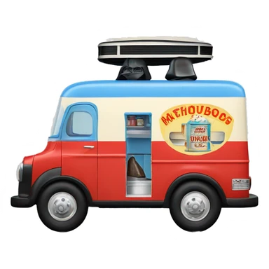 Matchbox ice cream van 1957. Darth Vader  sticker