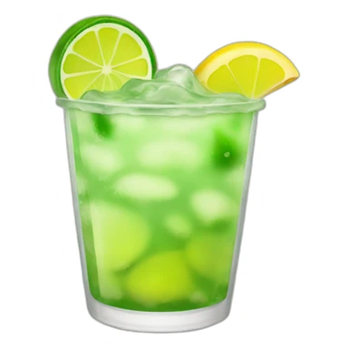 cup with caipirinha sticker