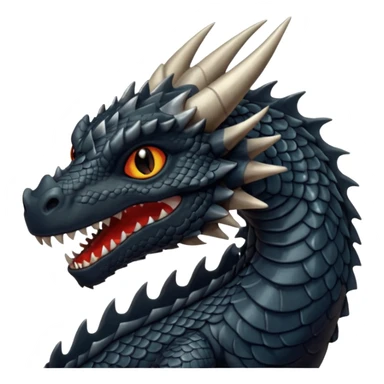 dnd 5e young black dragon boss monster sticker