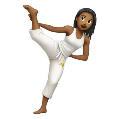 Capoeira mulher sticker