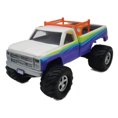 Hot wheels monster kei truck Barbie 1:24 scale  sticker