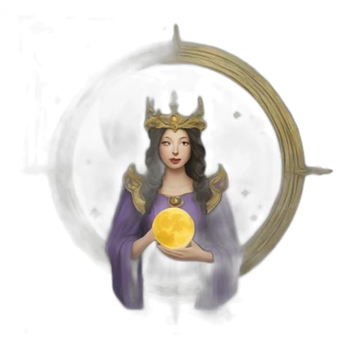 the-moon-in-the-tarot-card sticker