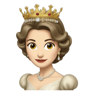 Queen Letizia Ortiz of Spain sticker