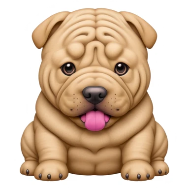 Chinese shar pei sticker