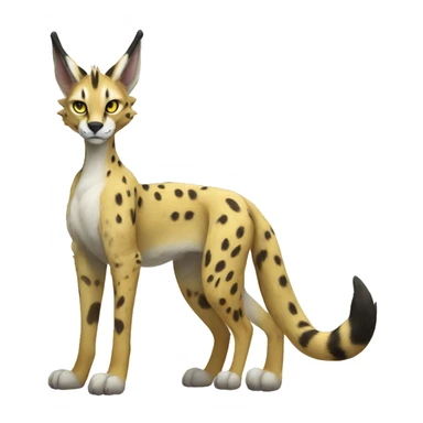 Epic Sergal-Serval-Vernid full body sticker