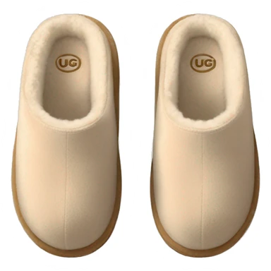 light beige aesthetic ugg slippers sticker