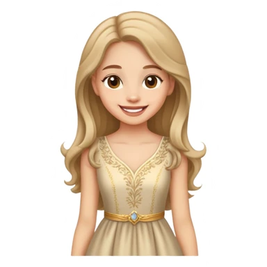 selfie of elegant light skinned girl sticker