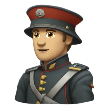 Dutsch soldier sticker