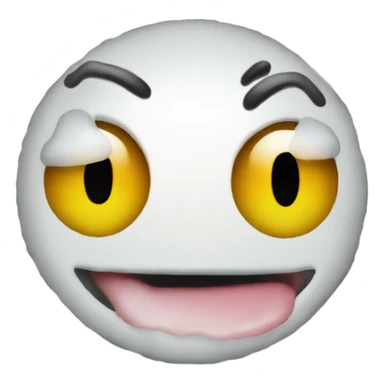 Dollar sign eyes with tounge out emoji sticker