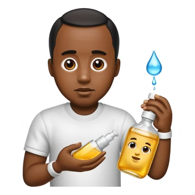 Diddy with baby oil sticker