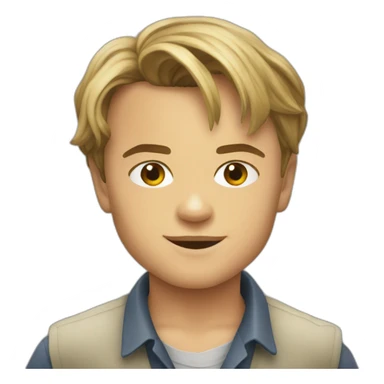 Young Leonardo Dicaprio sticker