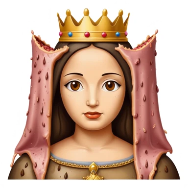 pop art monalisa SPAM meat slop portrait sticker