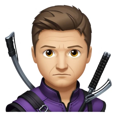 Jeremy Lee Renner Hawkeye 
 sticker