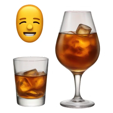 My love whisky drink sticker