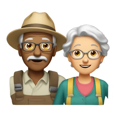 grandparents gardeners sticker
