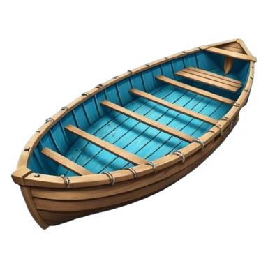 underwater row boat sticker