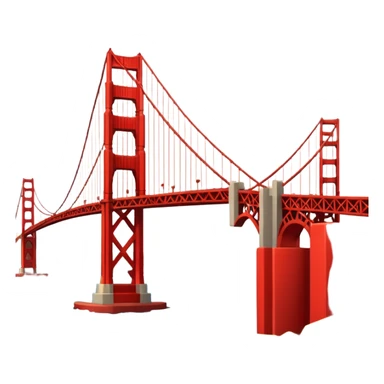 Golden Gate Bridge sticker