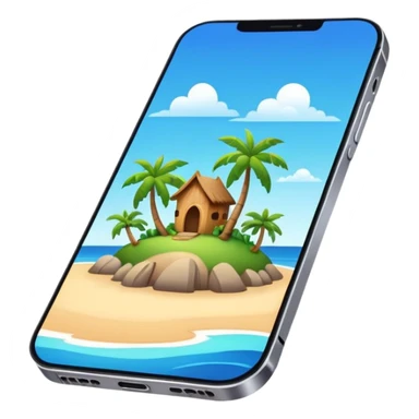 iPhone 14 Pro with Dynamic Island, sleek design sticker