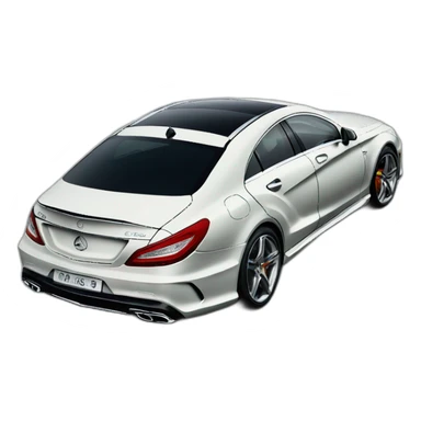 CLS 63 behind sticker
