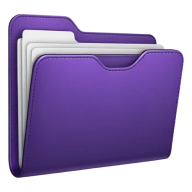 dark purple favorite folder sticker